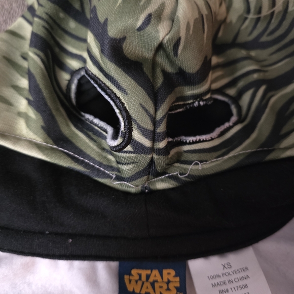 Star Wars Yoda Zip Up Sweatshirt Hoodie Size XS - Picture 7 of 7